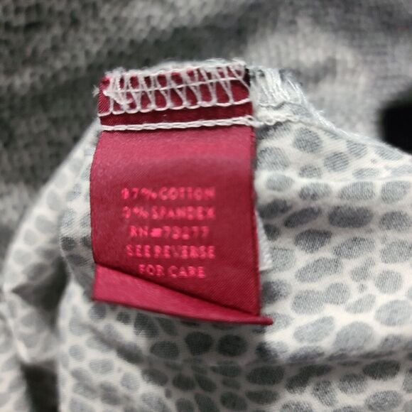 212 Collection Womens Button Up BLouse Multicolor Size XL Cotton Blend Stretch - Picture 8 of 12